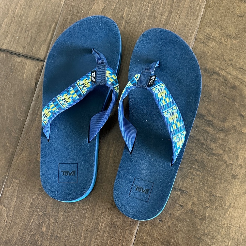 Teva Navy Sandals with Vibrant Straps